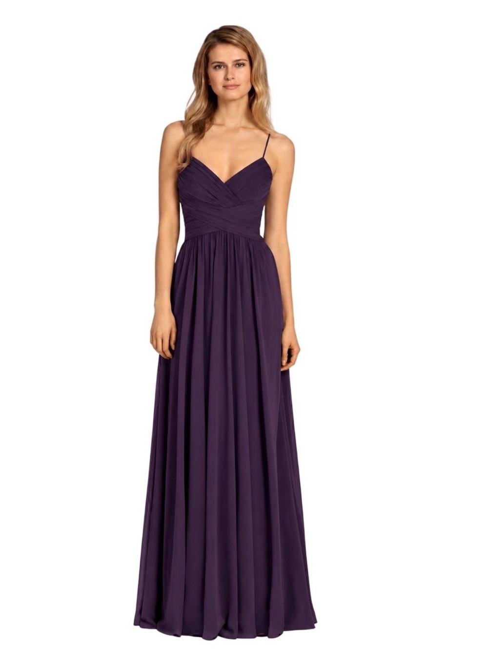 Haylee Paige Occasions Plum Prom Bridesmaid Dress Size 14